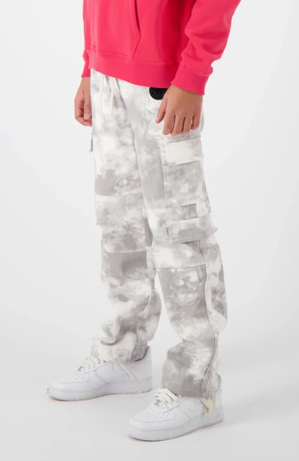 JR snow cargopants wit/grijs camo