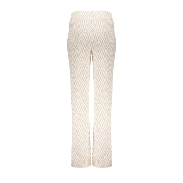 Sand Off/White Flair Broek