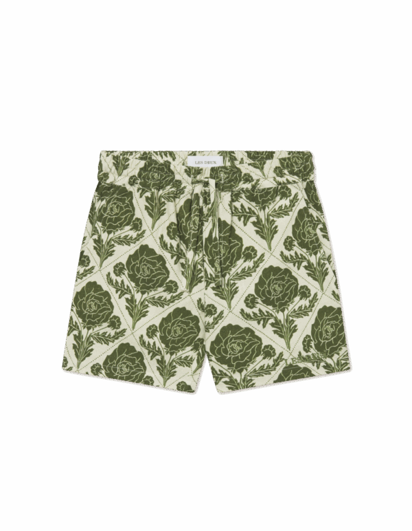 Lesley Flower Tile AOP Shorts Kids Les Deux