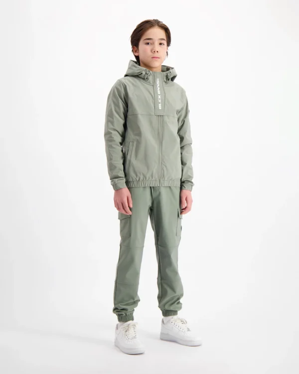 KIDS CARGO PANTS | Green - Afbeelding 4