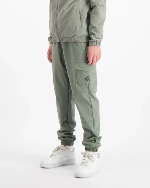 KIDS CARGO PANTS | Green - Afbeelding 2