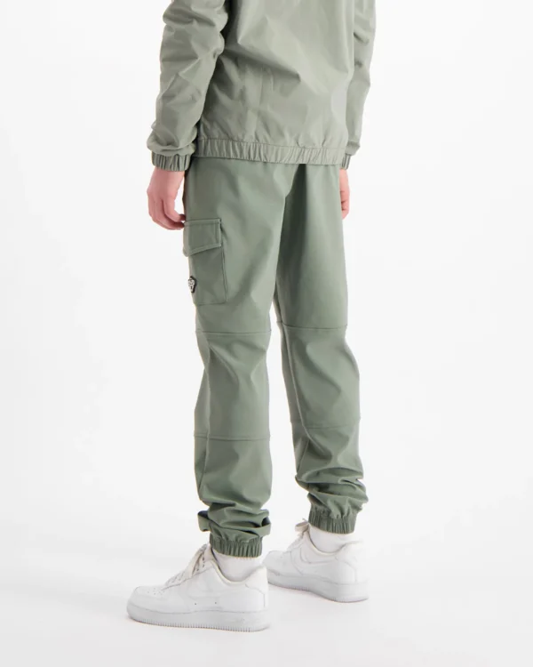 KIDS CARGO PANTS | Green - Afbeelding 3