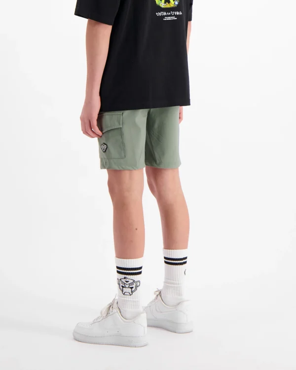 KIDS CARGO SHORTS | Green - Afbeelding 3